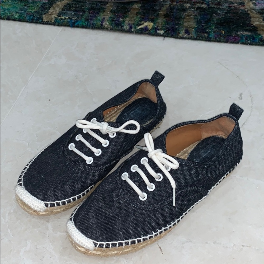 Espadrille denim sneaker